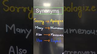 Synonyms  Learn something at every minute  dont waste your time shorts youtubeshorts [upl. by Robinette]