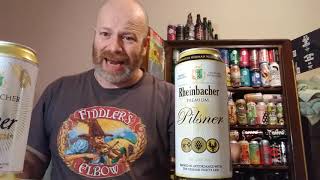 quotNEWquot Rheinbacher Pilsner can 45 Verses quotOLDquot Rheinbacher Pilsner can 45 [upl. by Ekal]