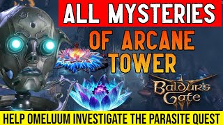 The Mysteries of the Arcane Tower Help Omeluum Investigate the Parasite Quest  Baldurs Gate 3 [upl. by Ulphiah]