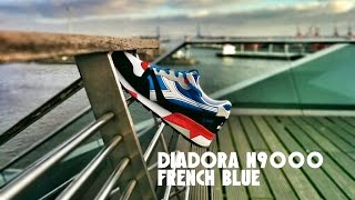 Diadora N9000 French Blue on feet [upl. by Trebor]