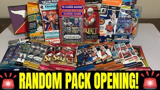 🚨RANDOM PACK OPENING🚨 22 Football Card packs Select Prizm Optic Mosaic amp More [upl. by Uranie888]