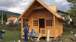 MOJA DRVENA KUCA IZ SNOVA MY DREAM WOODEN HOUSE [upl. by Idid]