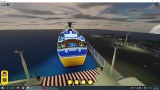 Roblox Corsica Sardinia Ferries route Bastia to Savona 2 [upl. by Jsandye]