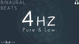 4Hz Theta  🎧 Pure Binaural Beats  432Hz Based  Low Frequency [upl. by Hada341]