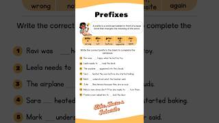 Prefixes  Practice Exercise englishgrammar shortsfeed prefix shorts [upl. by Robina]