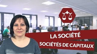 La société  les sociétés de capitaux  Droit  digiSchool [upl. by River533]