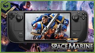 Steam Deck  Warhammer 40000 Space Marine 2  Gameplay amp Performance [upl. by Safier]