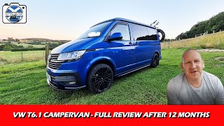 VW T61 Campervan review after 12 months of ownership 🤓🤘 [upl. by Ayekel]