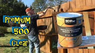 BEHR Clear Wood Finish on Raw PINE and Aged Wood What to EXPECT [upl. by Leirza]