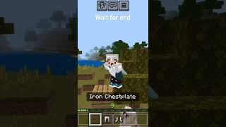 I Put My Armour on to Show how stong i am In minecraft trending minecraft viral funny [upl. by Vassar574]