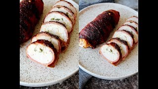 Kylling Roulade Med Flødeost Jalapeños Bacon Og Dry Rub  One Kitchen DK [upl. by Cynthla]