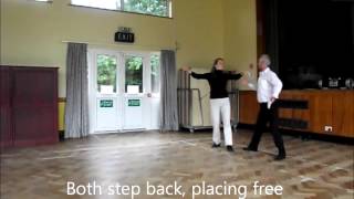 Waverley Two Step Sequence Dance Walkthrough [upl. by Glynias]