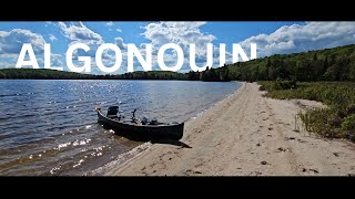 Algonquin  Solo Backcountry Canoe Trip [upl. by Stanislaw]