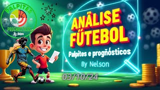 Análise Futebol liga europa mais dois Bilhetes para dia 031024 [upl. by Yllitnahc426]