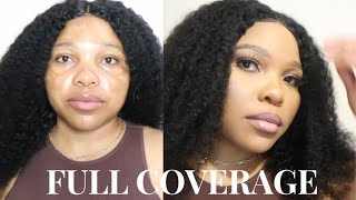 COLOR CORRECT LIKE A PRO HYPERPIGMENTATION amp MELASMAFULL COVERAGE FOUNDATION ROUTINE [upl. by Afton]