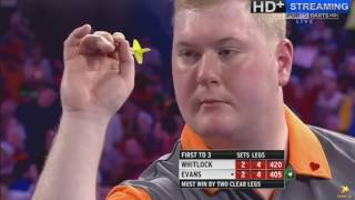 WILLIAM HILL WORLD DARTS CHAMPIONSHIP 2016 Simon Whitlock v Ricky Evans PART 4 [upl. by Kinnie328]