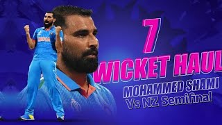 Mohammed Shami Bowling Highlights Shami 7 Wicket Haul vs New Zealand in World Cup 2023 Semifinal [upl. by Cressida]