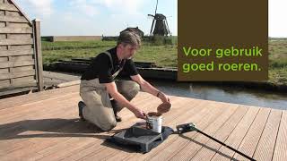 WOCA Exterior Oil toepassen op buitenhout [upl. by Valentine]