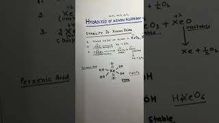 MindBlowing Chemistry tricks 🤯 Hydrolysis of xenon fluoride😂 jeemains neet shorts shortsfeed [upl. by Rehnberg]