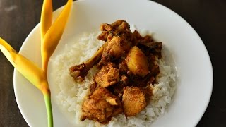 ★ Chicken Curry with Portobello Mushrooms  Chicken Recipes  Chicken Curry  Gurus Cooking [upl. by Fawnia]