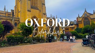 OXFORD  a gentle stroll around a beautiful and historic city in Oxfordshire [upl. by Enaek]