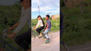 skating girl cycle reaction india tigerskater shortvideo shorts [upl. by Nehr]