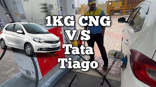 1KG CNG में कितना चलेगी Tata Tiago🤔  Tata Tiago CNG mileage [upl. by Sheridan737]