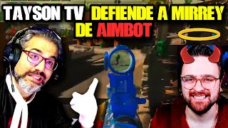 TAISON TV DEFENDIO A MIRREY TV DE LLEVAR AIMBOT EN WARZONE  INCREIBLE [upl. by Amberly778]