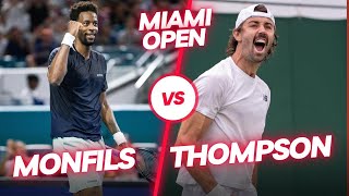 Gael Monfils vs Jordan Thompson best points Miami Open 4K [upl. by Eaves255]