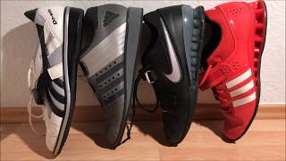 Lifting Shoes Comparision Do Win  Adipower  Romaleos 2  Drehkraft [upl. by Berget]