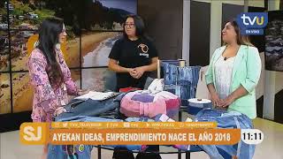 Ayekan Ideas productos en base a mezclilla reciclada [upl. by Bascomb745]