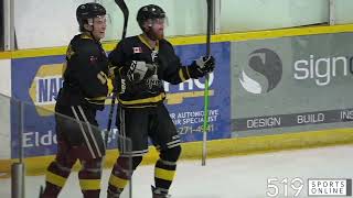 WOSHL  Tillsonburg Thunder vs Stratford Fighting Irish [upl. by Irehj]