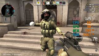 AMD Radeon RX 560  AMD Athlon X4 860K  CSGO FPS Test Dust 2 Low [upl. by Blithe]