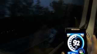 Amtrak HD Train 64 The Eastbound Maple Leaf 110 MPH Running South of Albany [upl. by Penn]