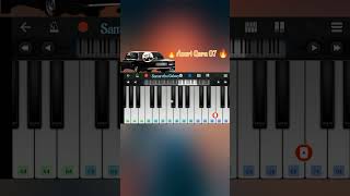 Azeri Qara 07 🔥  Easy Piano tutorial  shorts viralvideo [upl. by Ilatfan]