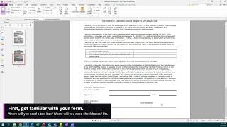 How to Create Fillable PDF Forms in Foxit PDF [upl. by Neibaf147]