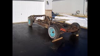 1955 Buick Century quotProject 66Rquot Frame Rear end and Chassis [upl. by Euqram137]