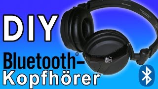 Bluetooth Kopfhörer selber bauen  Tutorial  schnell und einfach [upl. by Flower]