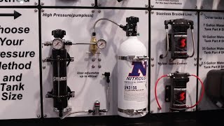 SEMA 2019 Nitrous Express Has A Ton Of New Products For WaterMethanol Injection [upl. by Verine]