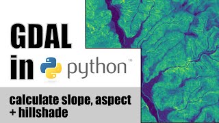 Processing DEMs with GDAL in Python [upl. by Ecirahc]