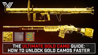 VANGUARD The SECRETS To UNLOCKING GOLD Camo Made EASY Mastery Camo Guide [upl. by Fransisco894]