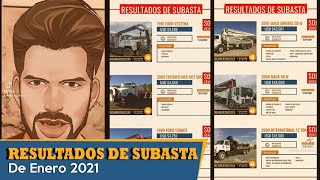 📈Resultados de subastas Ritchie Bros de Enero 2021👀 con Machinery Hunters👷‍♂ [upl. by Ahsenik279]