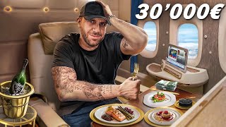 J’AI ACHETÉ UN BILLET D’AVION À 30000€ 😱😱 PREMIÈRE CLASSE DU JAMAIS VU 💰💰 [upl. by Carlynne]