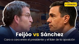 Cara a cara entre Sánchez y Feijóo en el Senado 31012023 [upl. by Hearsh]