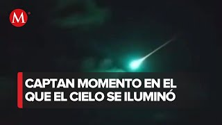 Avistamiento de meteorito en Colima Michoacán y Jalisco [upl. by Pelmas]