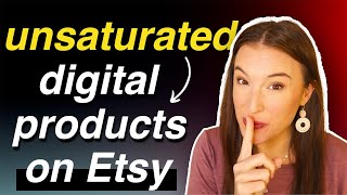 7 UNSATURATED Digital Products to sell on Etsy in 2024 💰 [upl. by Aihpos]