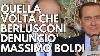 Quando BERLUSCONI denunciò MASSIMO BOLDI [upl. by Recneps]