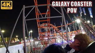 Galaxy Coaster POV Back Row 4K 60FPS Ray Cammack Shows Interpark Zyklon Coaster  NonCopyright [upl. by Matthew120]