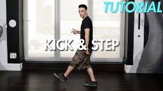 How to do the Kick amp Step Hip Hop Dance Moves Tutorial  Mihran Kirakosian [upl. by Chryste]