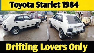 Toyota Starlet 198483 Model Look Like a New toyota [upl. by Noevart]